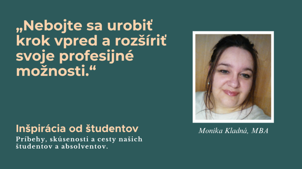Inspirace od studentu Monika Kladna MBA SK | Úvod - SK