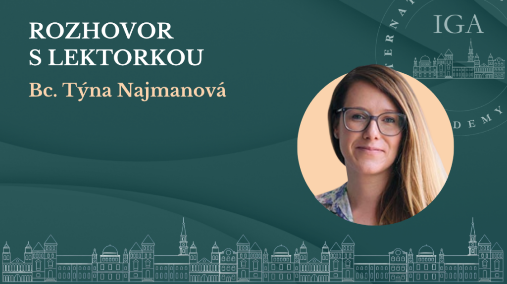 rozhovor s lektorkou Bc. Tyna Najmanova | Úvod - SK